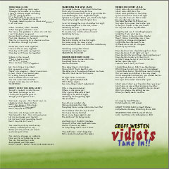 Vidiots CD Booklet Page 3
